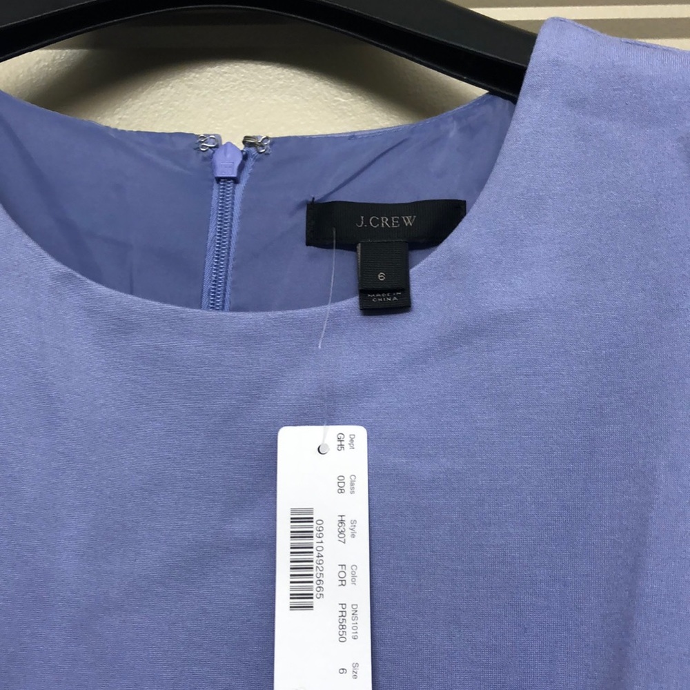 NWT J Crew Résumé Dress, Fresh Orchid Purple Sz 6 - Picture 3 of 3